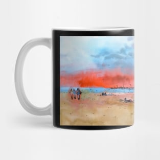 Beach painting Mug